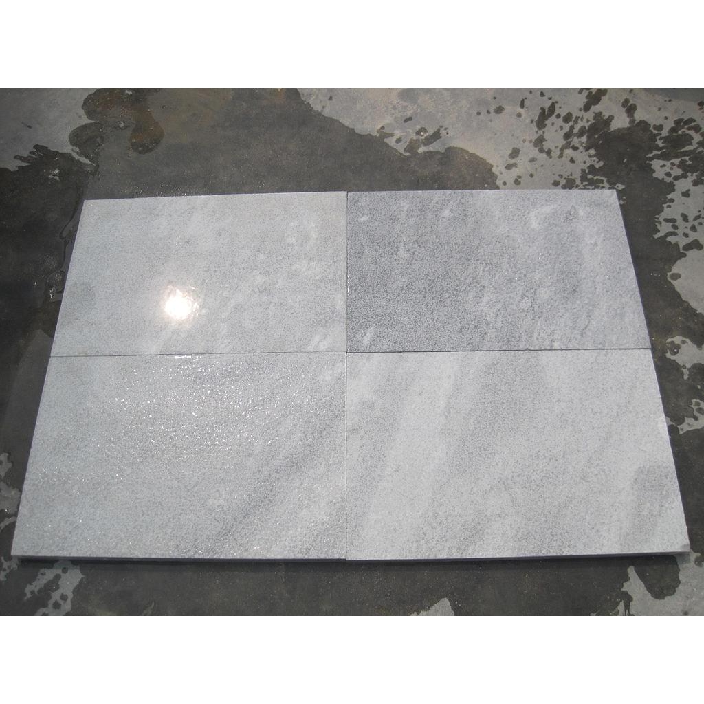 Cloudy Marble Bush Hammered Bullnose Long Edge Paver